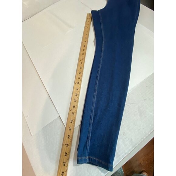 Blue Denim Jeggings Medium Wash Faux Front Pockets Pull On Women’s Size Medium - Picture 8 of 8